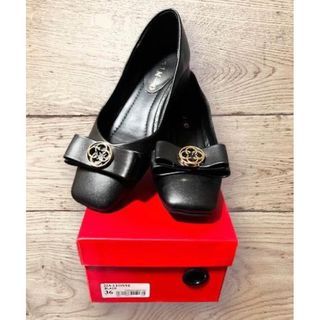 CLN 22Aa Leonne Black Shoes for office or school
