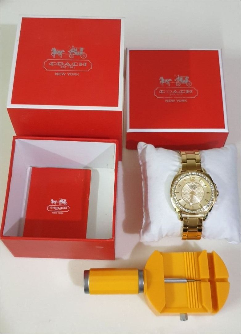 Coach watch with diamonds on sale