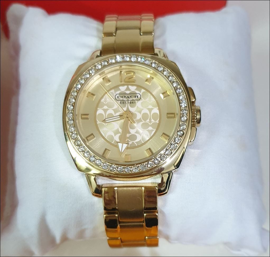 Coach watch with diamonds best sale