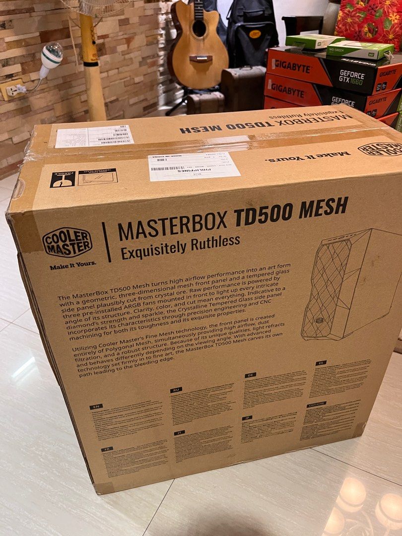 CoolerMaster MasterBox TD500 Mesh (Category: Computer Parts) located in Pasig City. Submitted by izsaiah (Listing ID 1285642907, Image 2). Description: Brandnew! Sealed! Pasig Area.