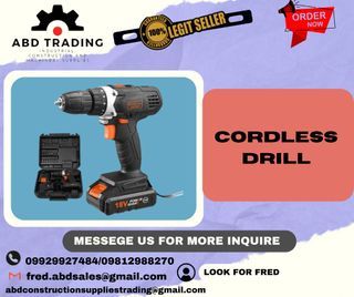 CORDLESS DRILL WITH ACCESSORIES
