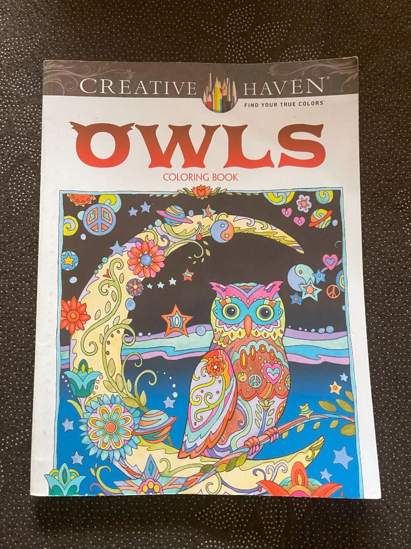 Creative Haven Coloring Book for Adults - Owls (Category: Children's Books) located in Paranaque City. Submitted by clutterpeeler (Listing ID 1285610660, Image 1). Description: .