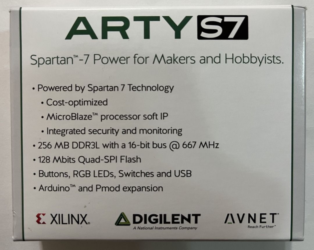 Digilent Arty S7 25 (使用 Xilinx Spartan7 FPGA) 開發板, 電腦及科技產品, 商務用科技產品在旋轉拍賣