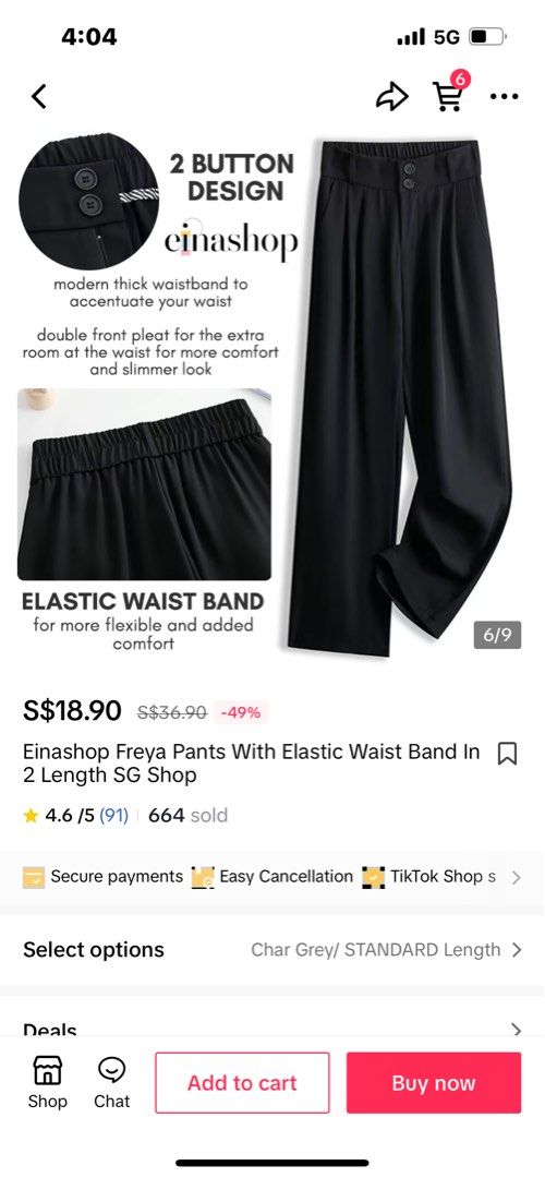 Flair Casual Linen Pants - einashop