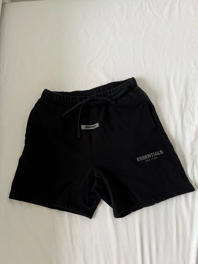 Fear Of God Fear Of God Essentials Black Shorts Grailed, 57% OFF