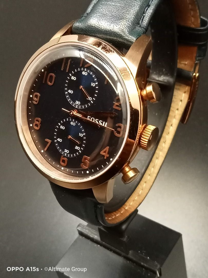 FAST DEAL Fossil FS4933 Townsman Analog Chronograph Quartz UFO Oversized Watch