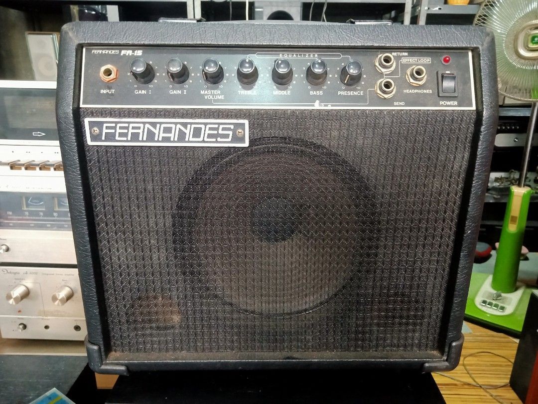Fernandes FA 15 Guitar Amplifier (Category: Soundbars, Speakers & Amplifiers) located in San Pedro. Submitted by trisheljas_japansurplus (Listing ID 1285709606, Image 1). Description: 🇯🇵Japan Surplus🇯🇵 For Sale Fernandes Guitar Amplifier ✅Model FA 15 ✅Came in Japan ✅Convert in 220volts ✅40watts ✅Working.