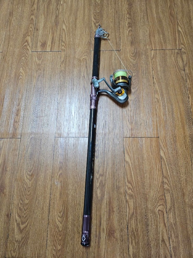 Beginner Fishing Rod and Reel Set, Sports Equipment, Fishing on Carousell