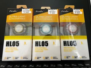 Flashlight/Headlamp: Fenix HL05