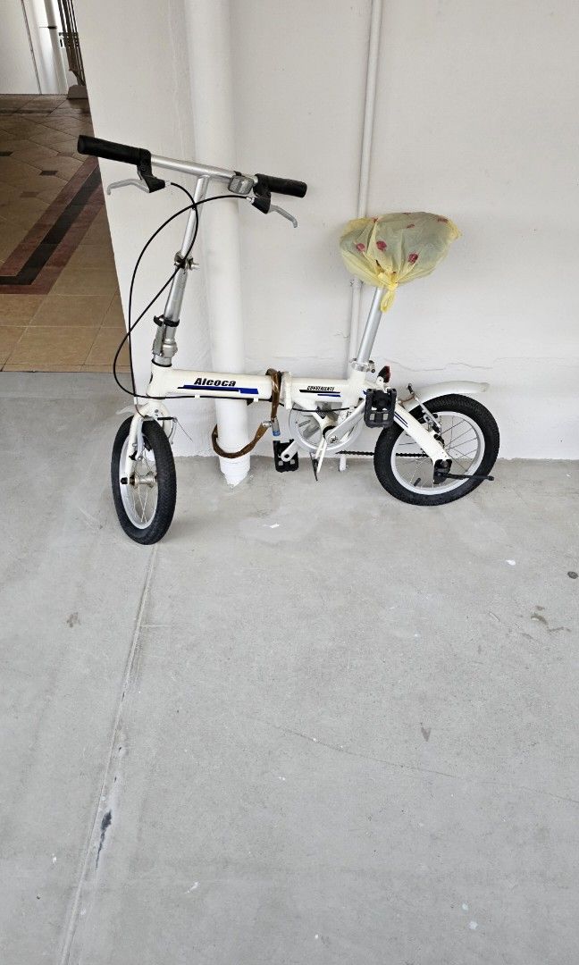 Aleoca Foldable bike 14inch single gear Sports Equipment