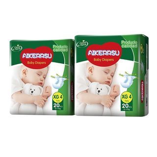 Get TWO packs of AIKERRSU baby diapers (20pcs each) for the price of one! 46% Discount