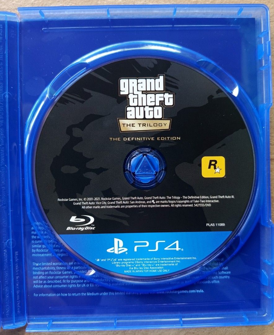 GTA Grand Theft Auto Trilogy ps4, Video Gaming, Video Games ...