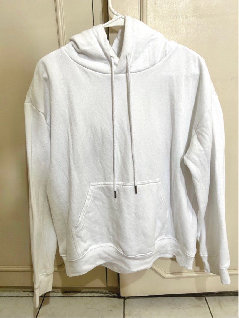 H&m white hoodie shop