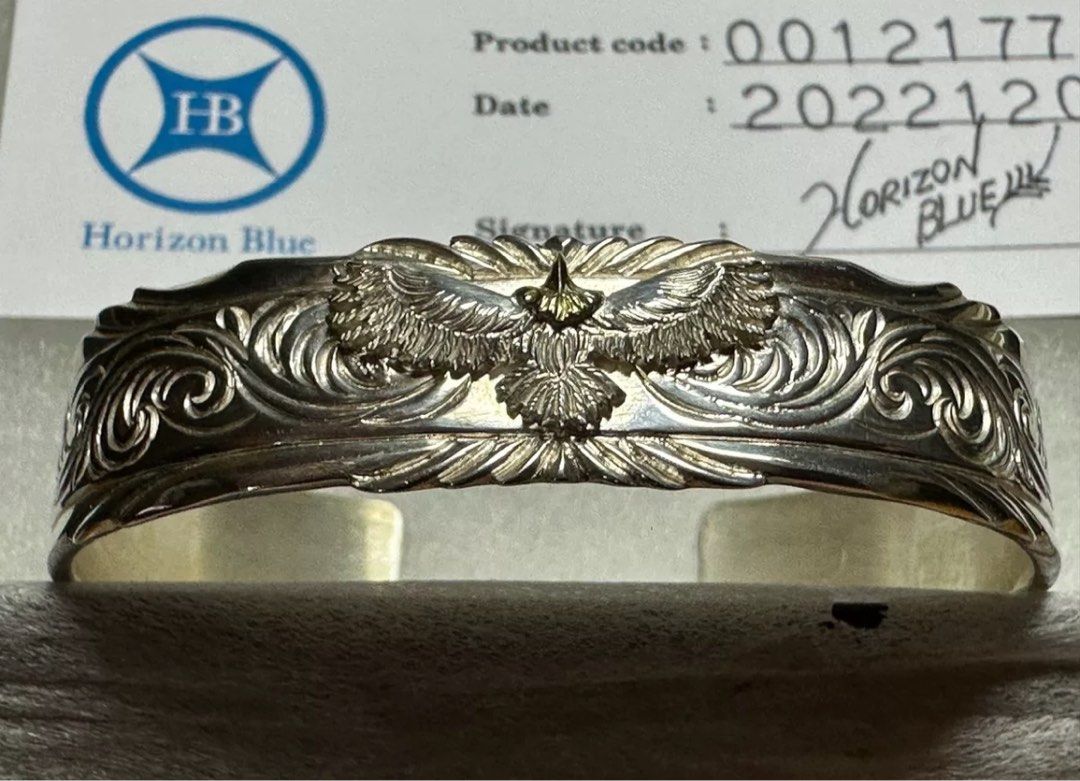 Horizon Blue Eagle Bangle 金頭鷹手鐲(not 鷲見太郎tarowashimi