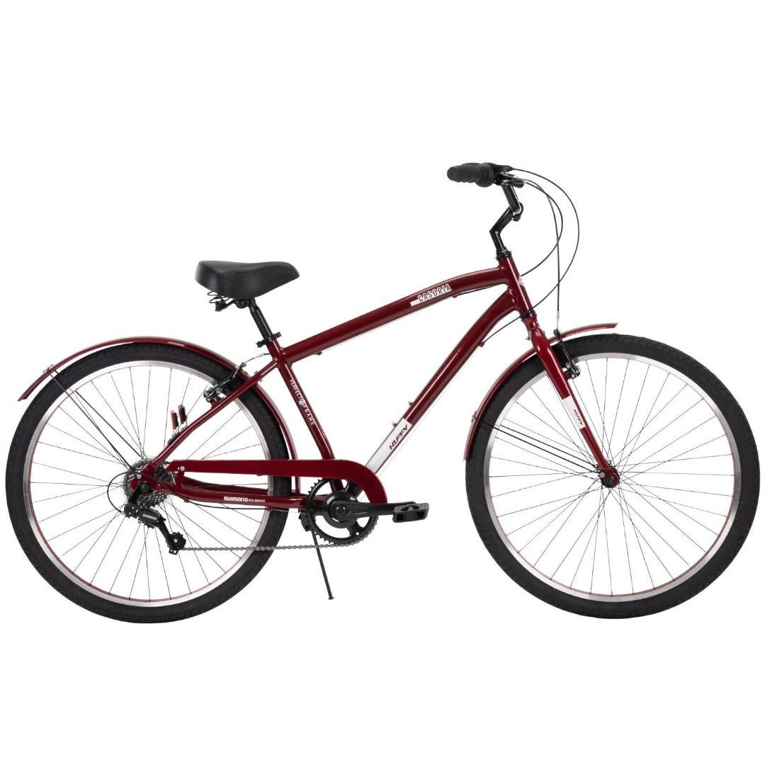Huffy Casoria 27.5" Men's Comfort Hybrid Bike - Burgundy (Category: Bicycles) located in Stouffville. Submitted by bestsell12 (Listing ID 1285826000, Image 2). Description: Huffy Casoria 27.5" Men's Comfort Hybrid Bike - Burgundy.