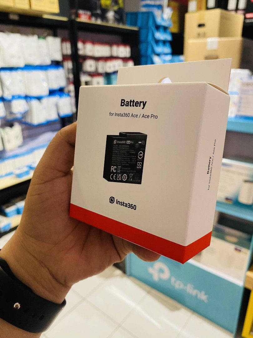 Insta360 Ace/Ace Pro Battery (Category: Camera Bags & Carriers) located in Makati City. Submitted by techubstoreandaccessories (Listing ID 1285576435, Image 3). Description: Insta360 Ace/Ace Pro Battery Ready for Pick-Up / Same Day Delivery Via Lalamove‼️ DETAILS: ✅ Actual Picture Posted. ✅BRAND NEW, SEALED, & ORIGINAL. ✅7 Days Replacement for Factory Defects and 1year Limited Warranty. (Terms and conditions apply). ✅With Sales Invoice (BIR REGIS