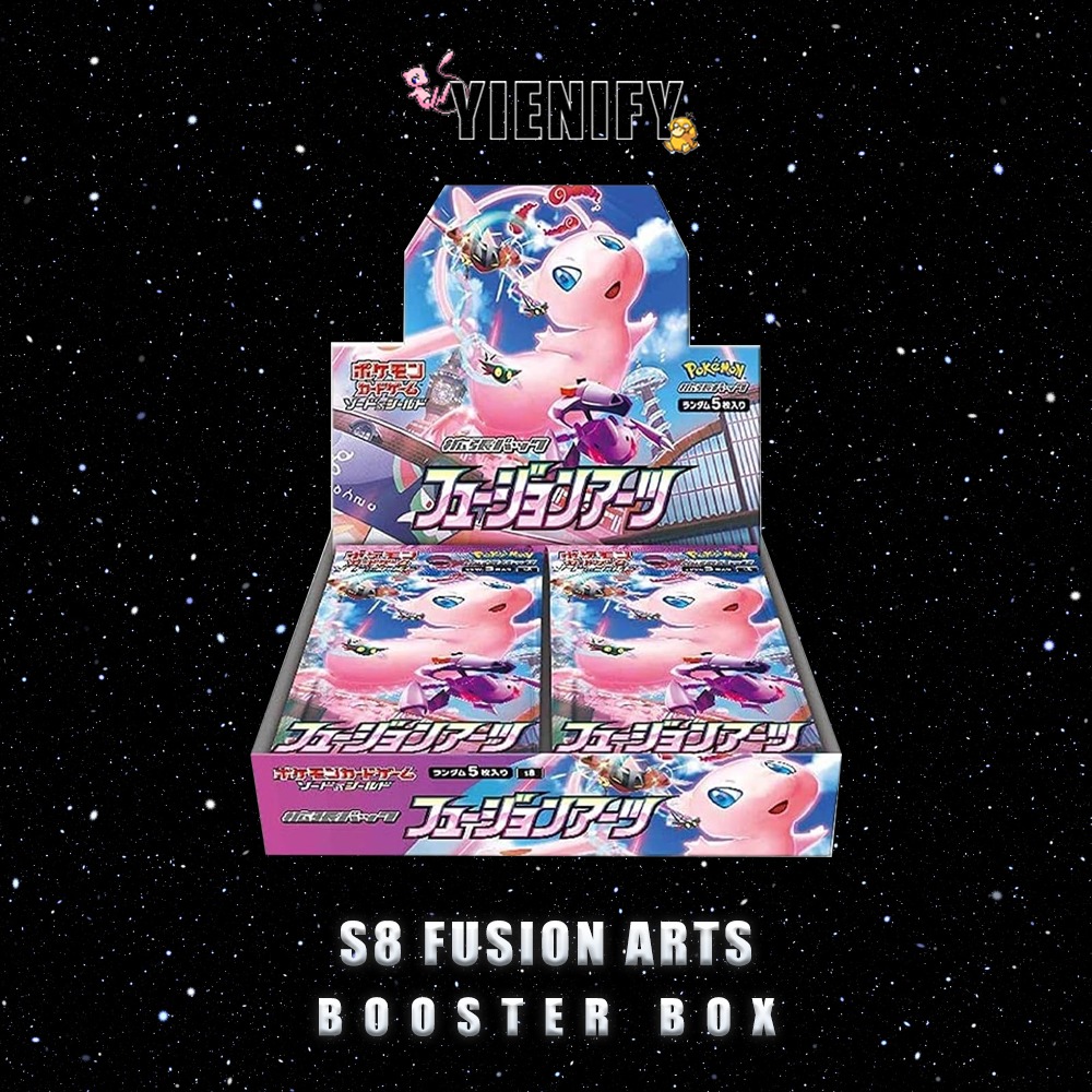 fusion arts booster box Pokemon: Japanese JP (Fusion Strike) Pokémon Fusion Arts is the name given to the eighth main expansion from the Japanese Pokémon Sword Pokemon Fusion Arts Booster Pack