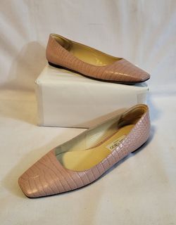 JIMMY CHOO Pink Flats Size 40 1/2