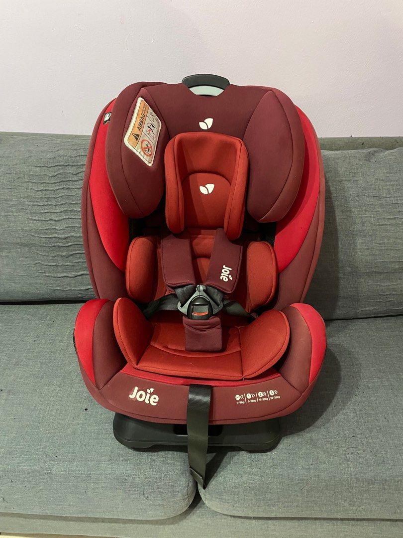 Joie every stage on sale car seat red