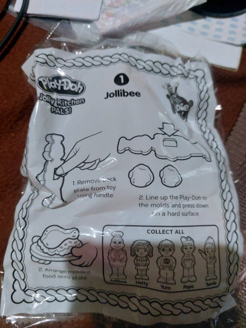 JOLLIBEE PLAYDOH (Category: Kids Toys) located in Tarlac. Submitted by pen19722018 (Listing ID 1285804008, Image 2). Description: .