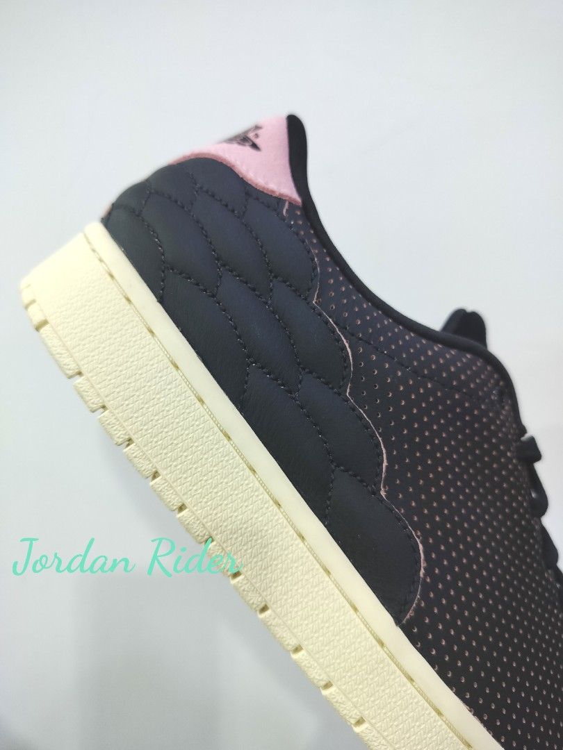 NIKE Air Jordan 1 Low Centre Court 喬丹 1代 低筒 改款 Black Pink 黑色 粉紅 復古底 他的
