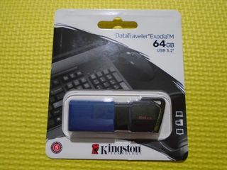 Kingston DataTraveler Exodia M 64GB USB 3.2 Gen 1 Flash Drive Bootable Usb Disk