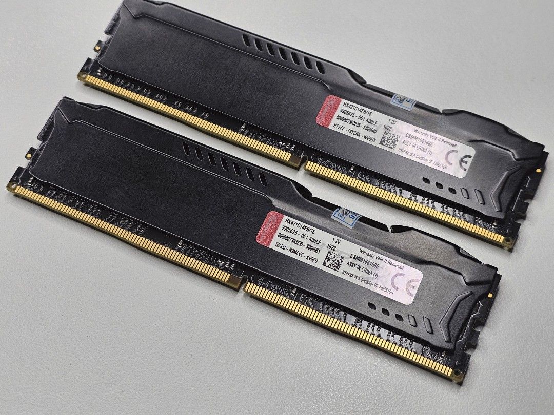 Kingston HyperX Fury 32GB 2x16GB DDR4 2133MHz RAM Computers