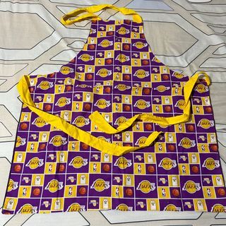 lakers apron with pocket