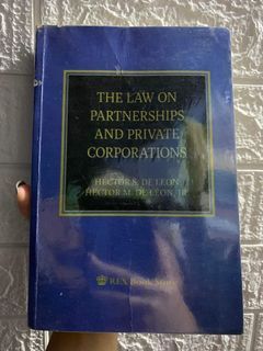 Law on Partnership & Corporation