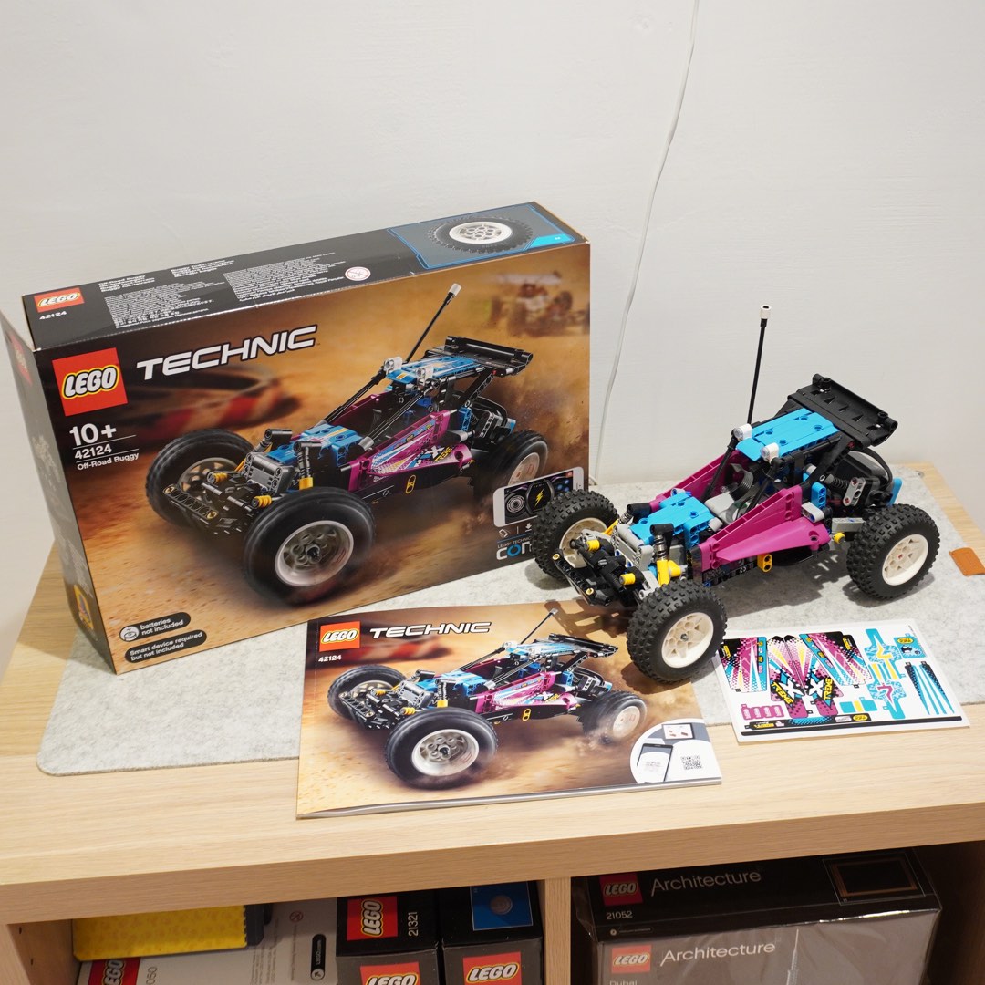 LEGO 樂高 42124 越野 遙控車, 書籍、休閒與玩具, 玩具、公仔、桌遊在旋轉拍賣