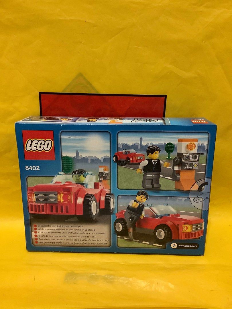 LEGO CITY Sports Car 8402 ORIGINAL. Box Unopened. TRACKABLE Mail Service Additional 2.00 will remove Polybag and Instruction booklet from box mail WITHOUT Box or Self Collect. Year 2009 Product Hobbie...