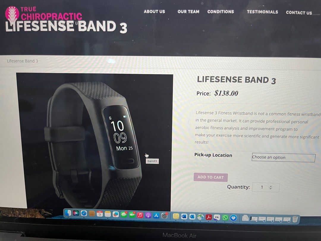 Lifesense band 3 2025