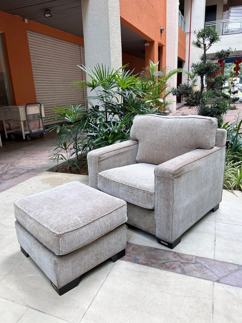 Macy's chair and ottoman cheap