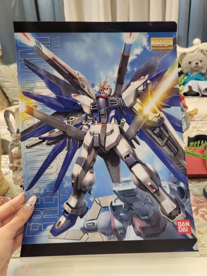 MG Freedom Gundam Folder w/ Sticker Decals (Category: Gundam & Model Kits) located in San Fernando. Submitted by jpmarketplace2023 (Listing ID 1285700271, Image 3). Description: -MG Freedom Gundam folder w/ sticker decals for only PHP180 -Authentic from Japan.