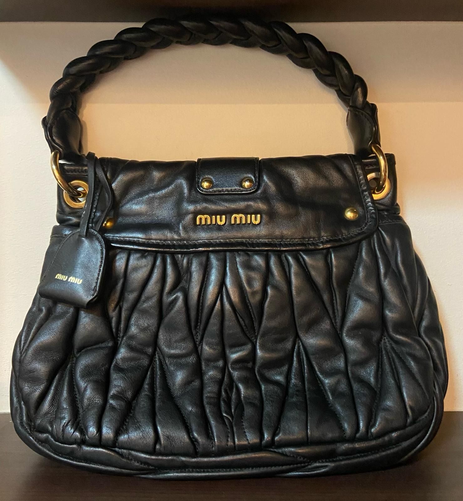 Miu Miu Matelasse bag, Luxury, Bags & Wallets on Carousell