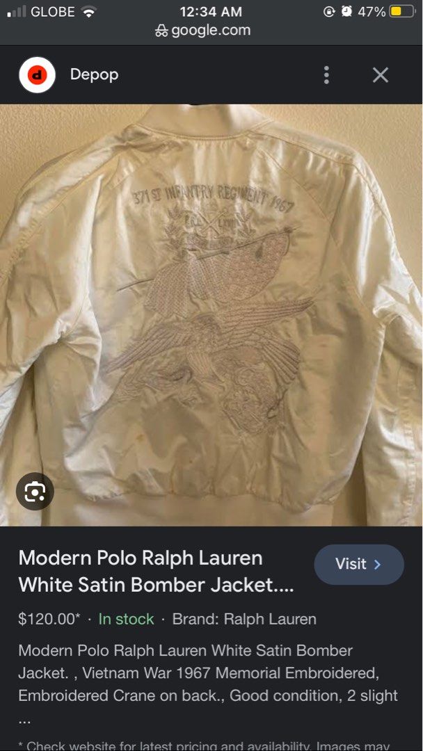 White Ralph Lauren tracksuit Condition: Brand new - Depop