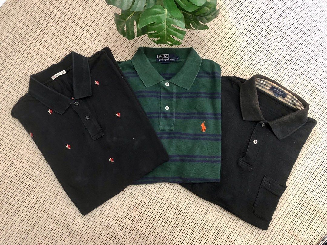 Moncler x Ralph Lauren x Burberry polo tee