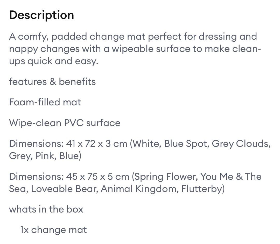 Piddle pad discount mothercare