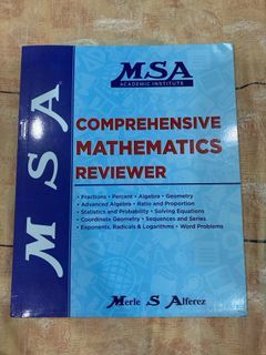 MSA Comprehensive Mathematics Reviewer