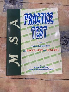 MSA Practice Test