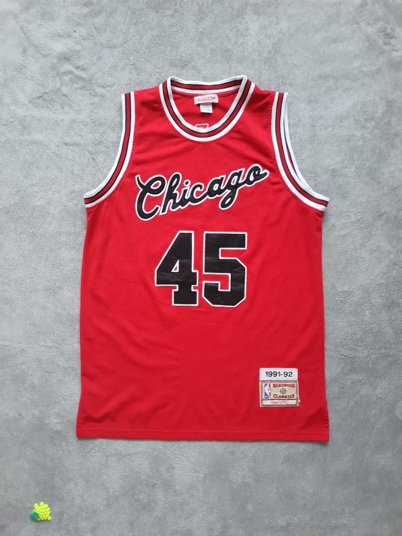Jordan 45 bulls shop jersey