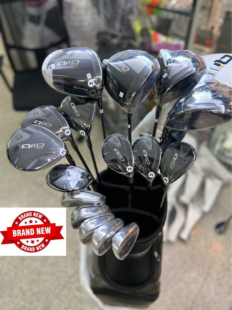 NEW TaylorMade Qi10/ Qi10 MAX Driver, Wood, Hybrid, Irons [With