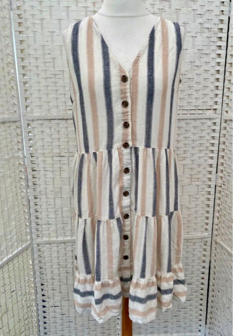 Next linen dress hot sale