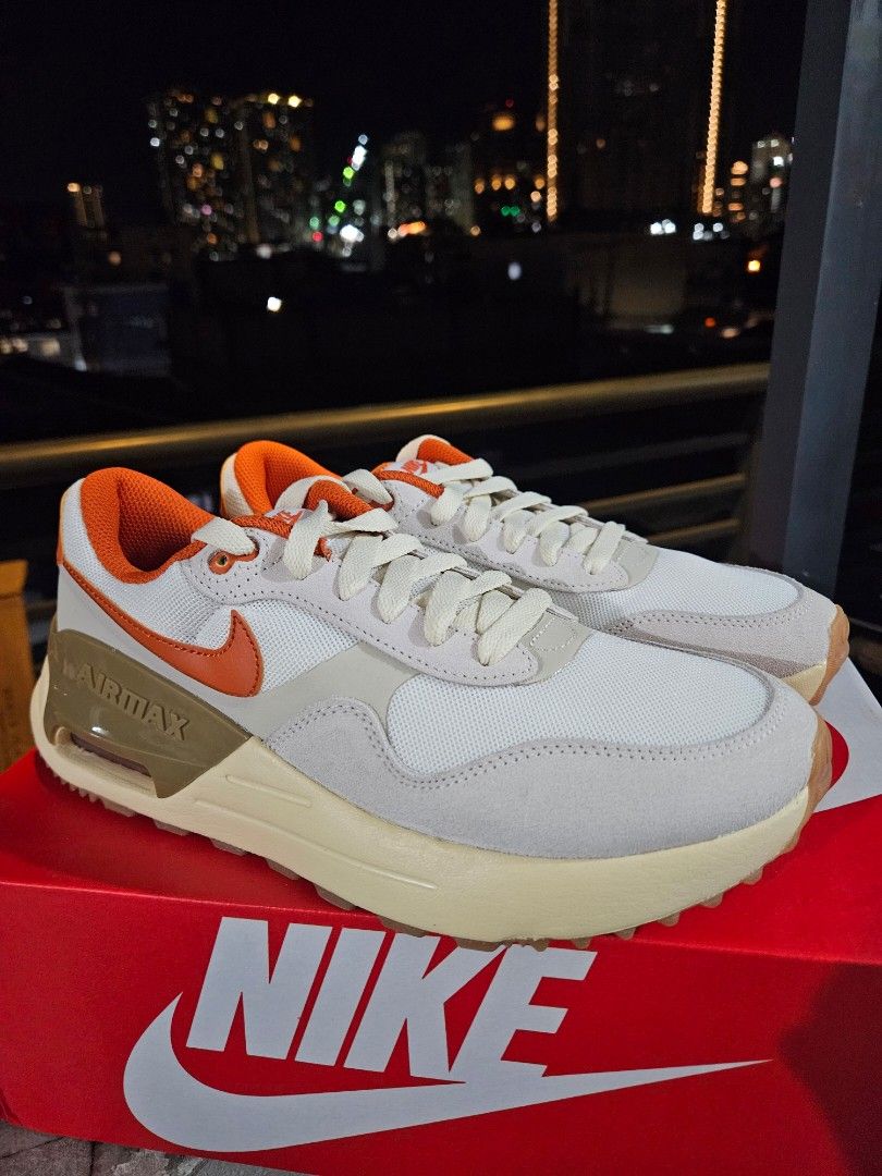 Nike air max 1 desert sand total orange discount