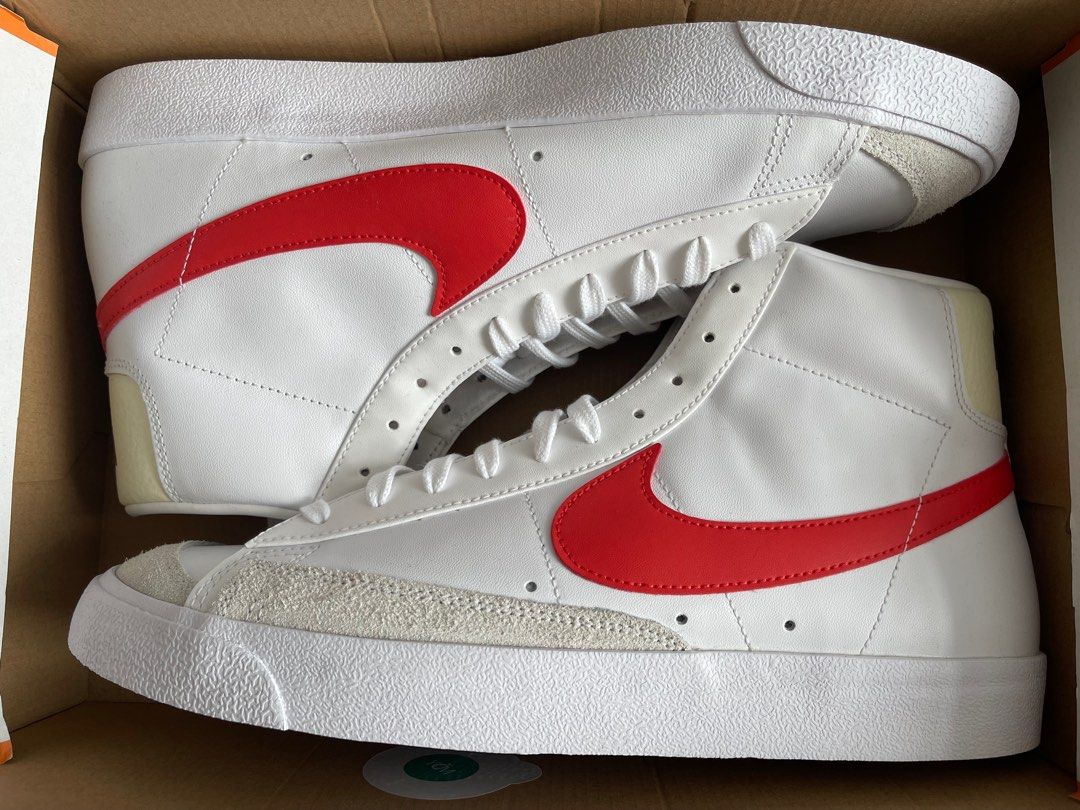 nike blazers all red