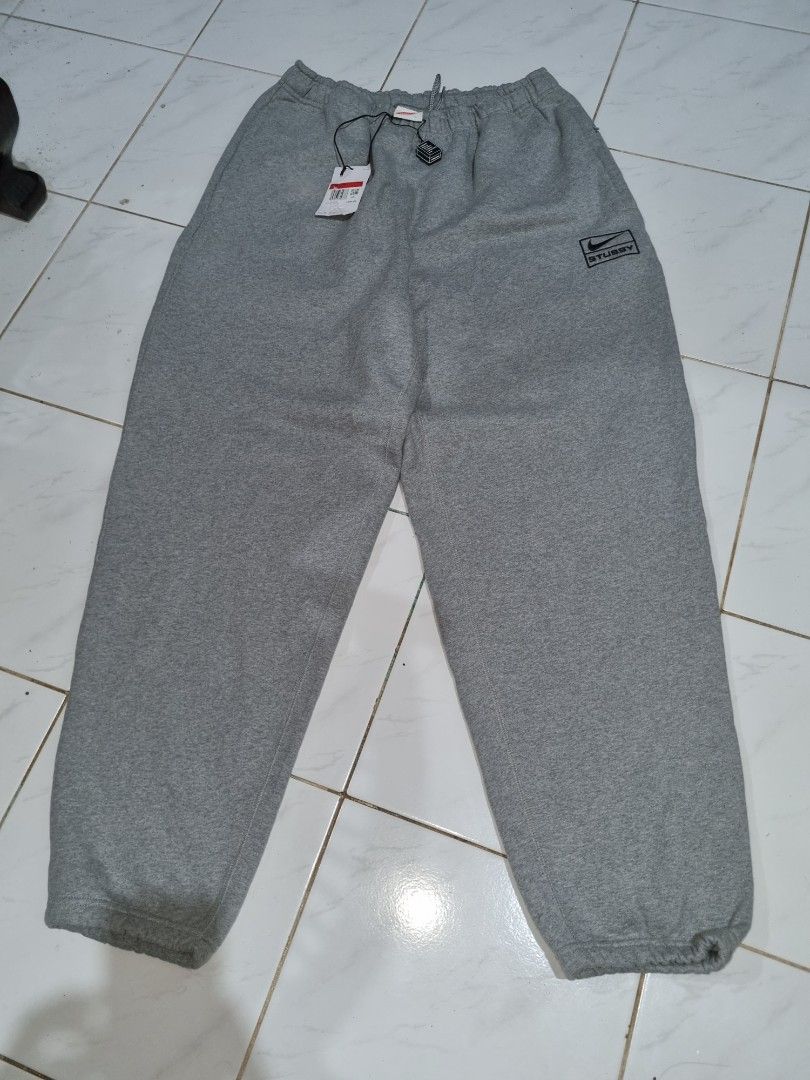 Nike x Stussy Fleece Pant 'Dark Grey Heather' DJ9490-063