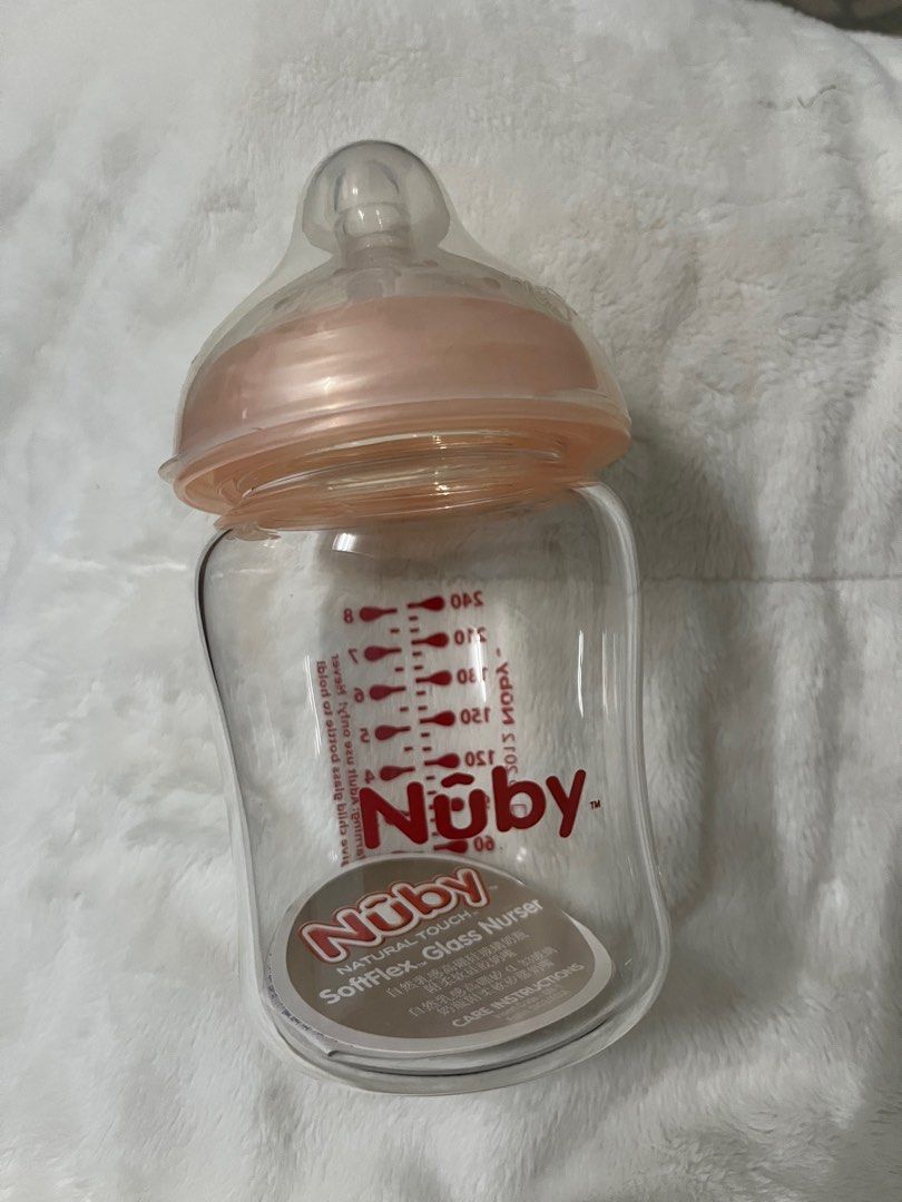 Nuby sales glass bottles