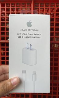 Original💯14 pro max iPhone charger set cable and adapter