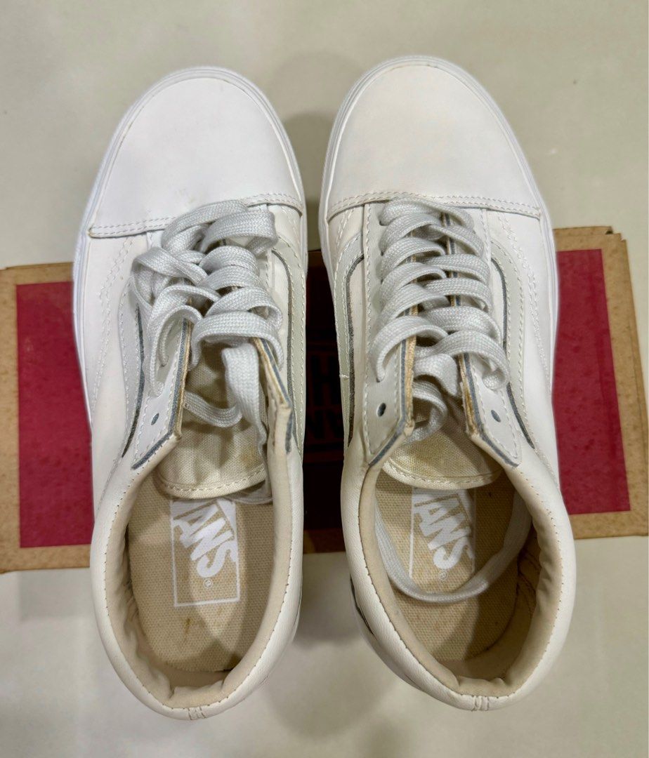 Vansbuck slip on white best sale