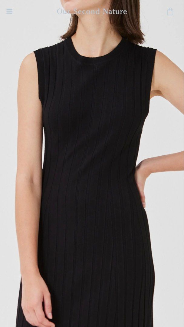 Soft Ribbed Knit Midi Dress - Our Second Nature